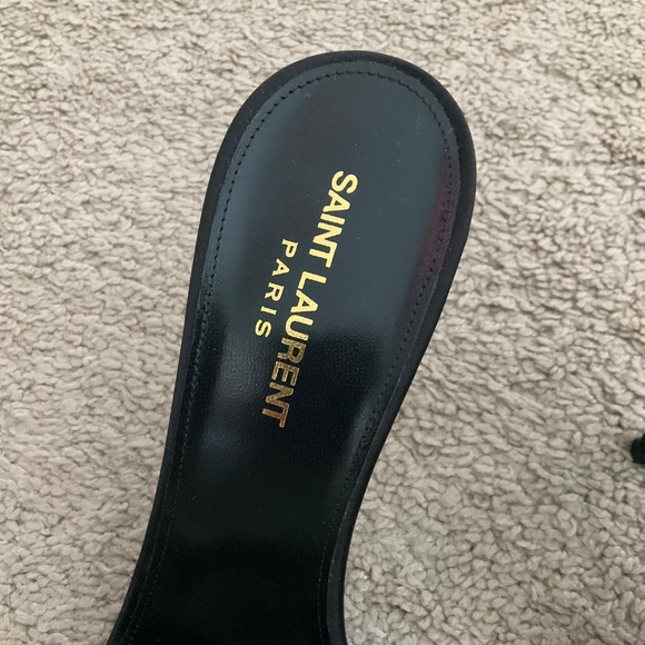 SAINT LAURENT Women's Simone Mule Sandals - Picture 6 of 10